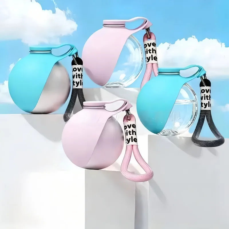 Botella de agua.
